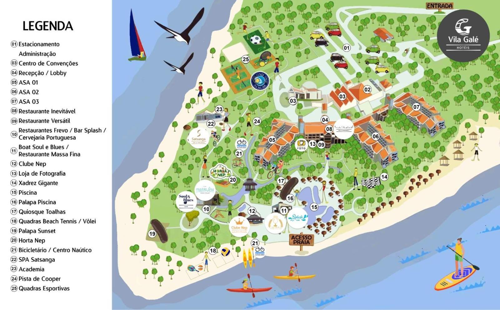 Vila Gale Cabo Кабу-ди-Санту-Агостинью Экстерьер фото Map of the island